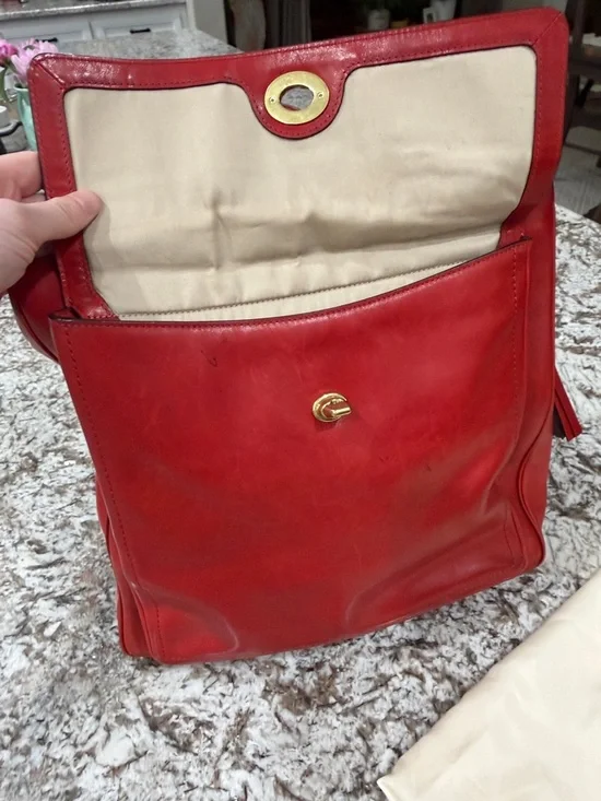 COACH POCKET TOTE LEGACY AMERICAN ICONS 19982 W/OG TASSEL HANGTAG & BRASS FOB - Picture 6 of 10